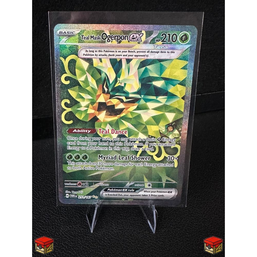 Teal Mask Ogerpon ex TWM SIR NM image 0