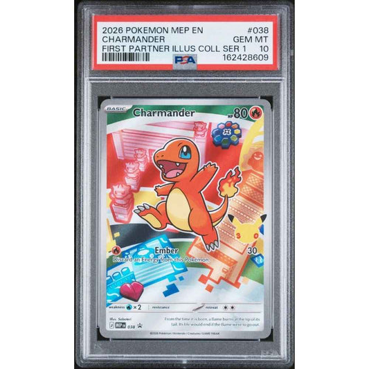 Charmander First Partner PSA 10