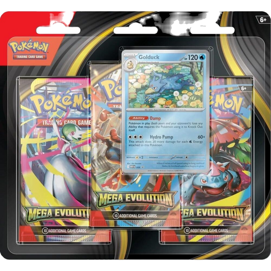 Pokemon Mega Evolution 3 Pack Blister - Golduck image 0