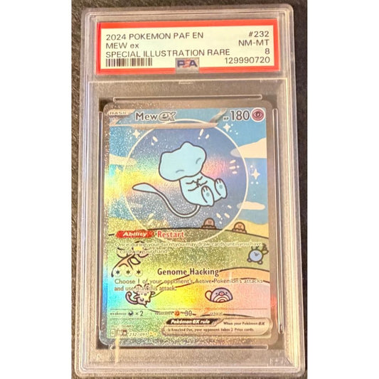 2024 Pokemon PAF EN Mew ex PSA 8 image 0